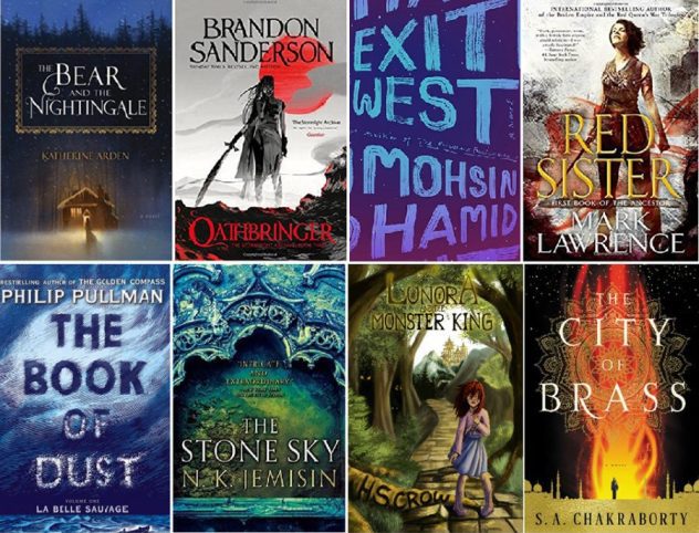 2017 Top Ten Fantasy Books