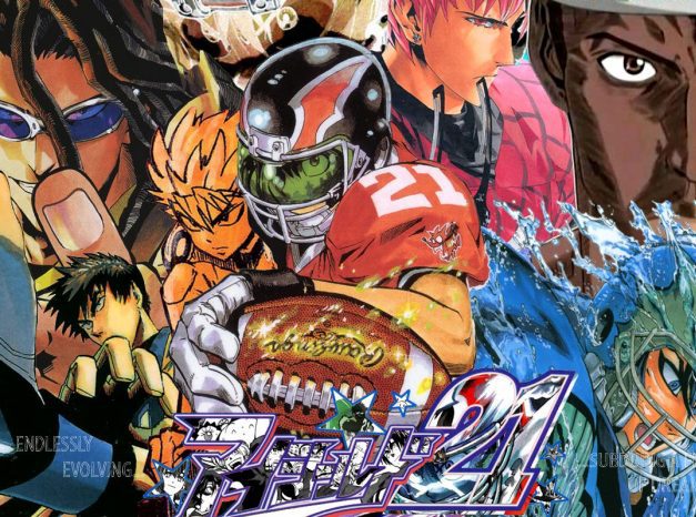 Eyeshield21 promo image for top 10 sports anime of all time