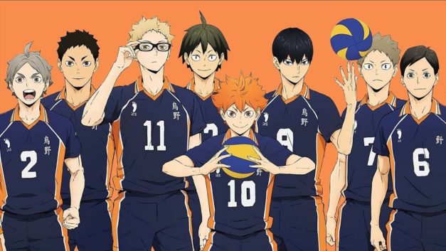 Haikyuu!! anime promo image for top 10 sports anime of all time