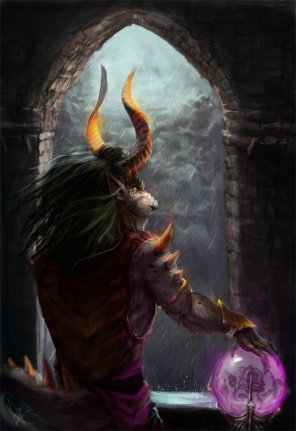 Monster King Oberon holding Rose